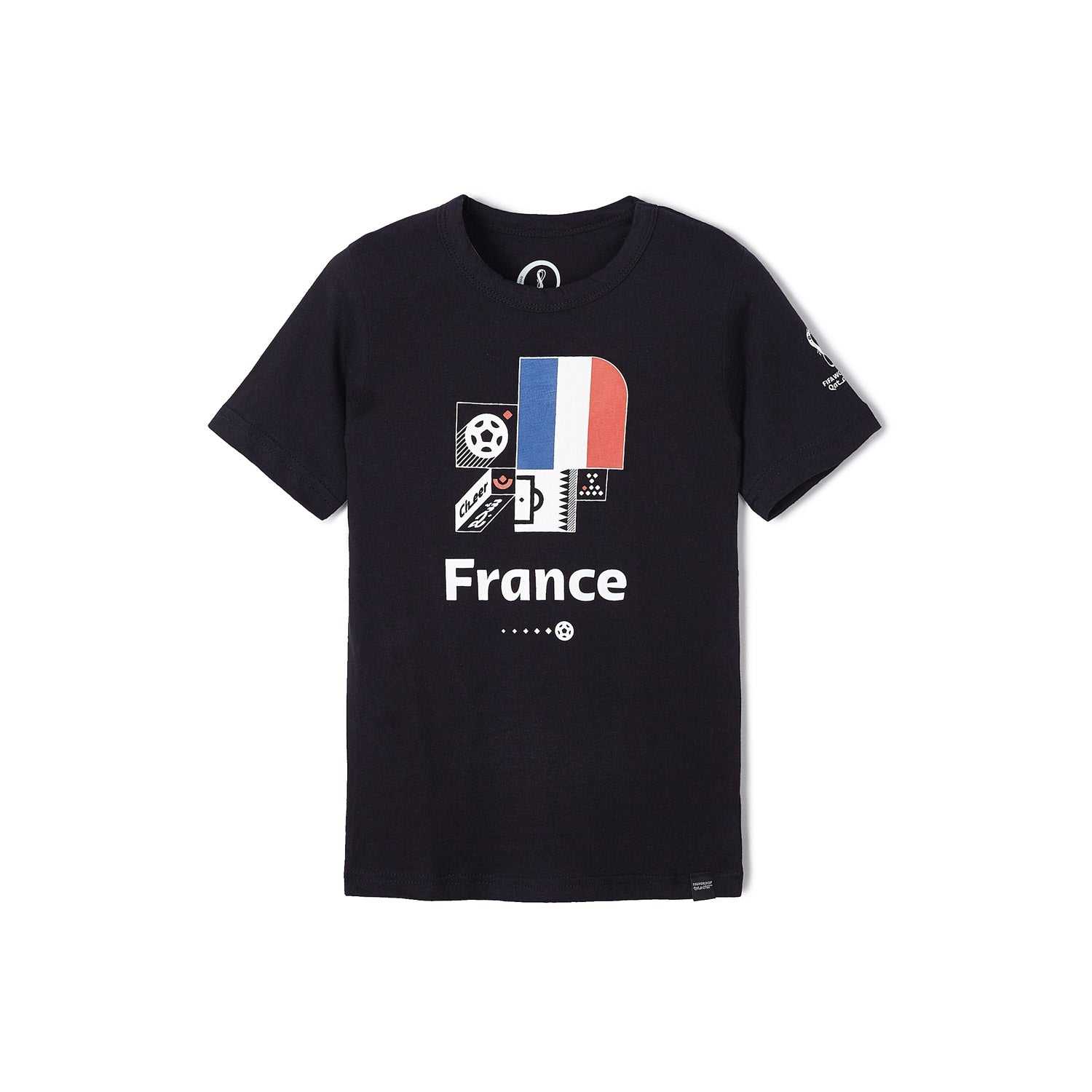 2022 World Cup France Blue T-Shirt - Youth