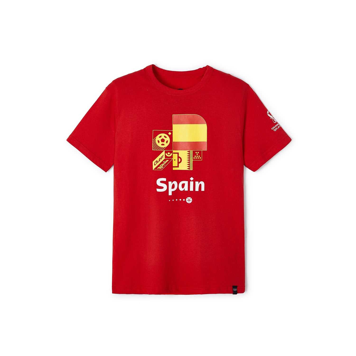 2022 World Cup Spain Red T-Shirt - Youth