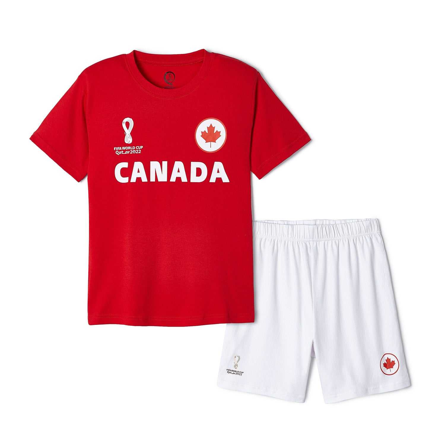 2022 World Cup Canada Tee & Short Set - Youth