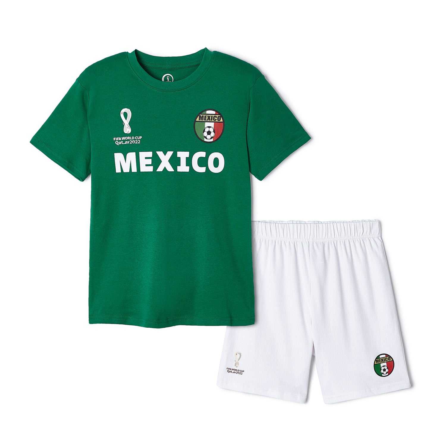 2022 World Cup Mexico Tee & Short Set - Youth