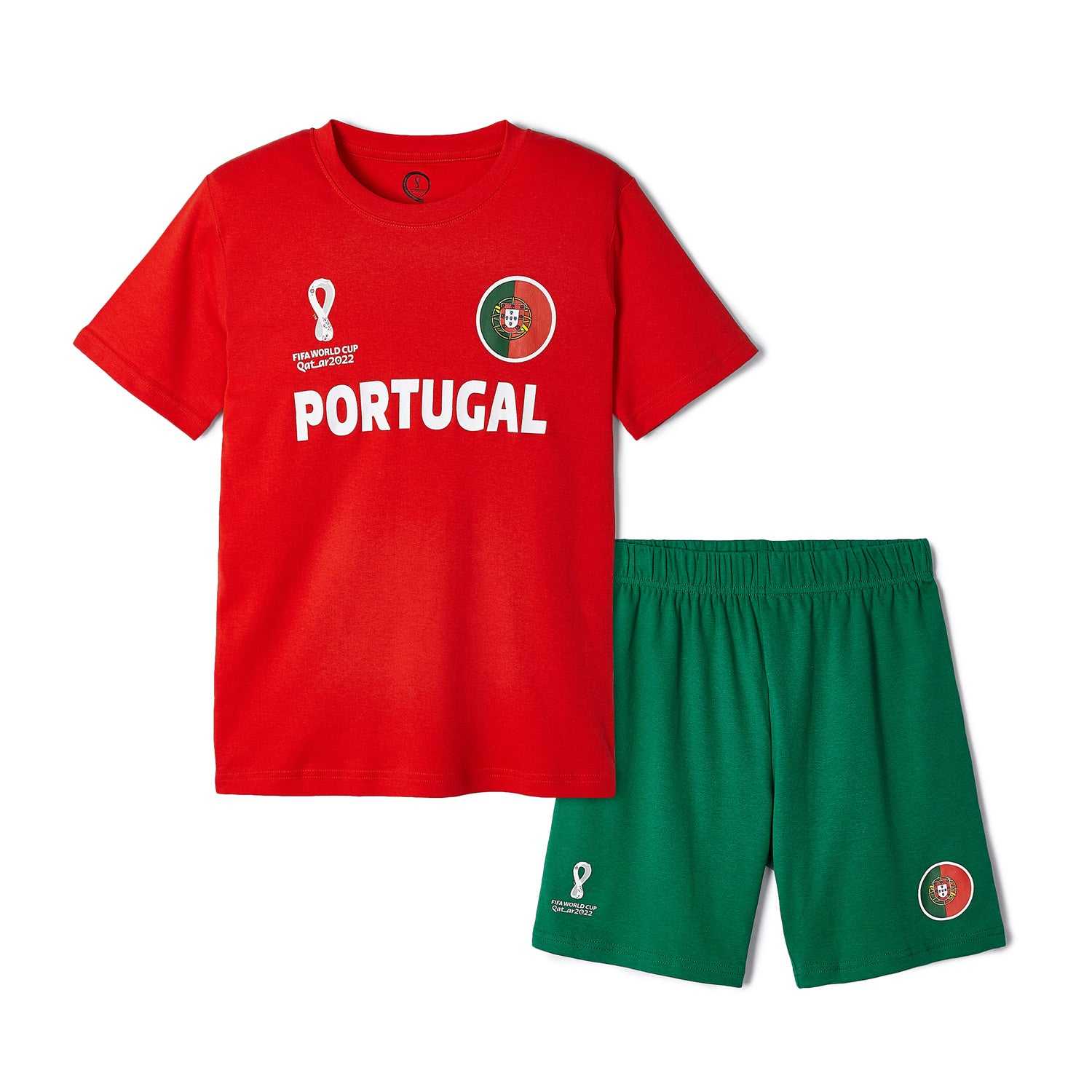 2022 World Cup Portugal Red T-Shirt - Youth