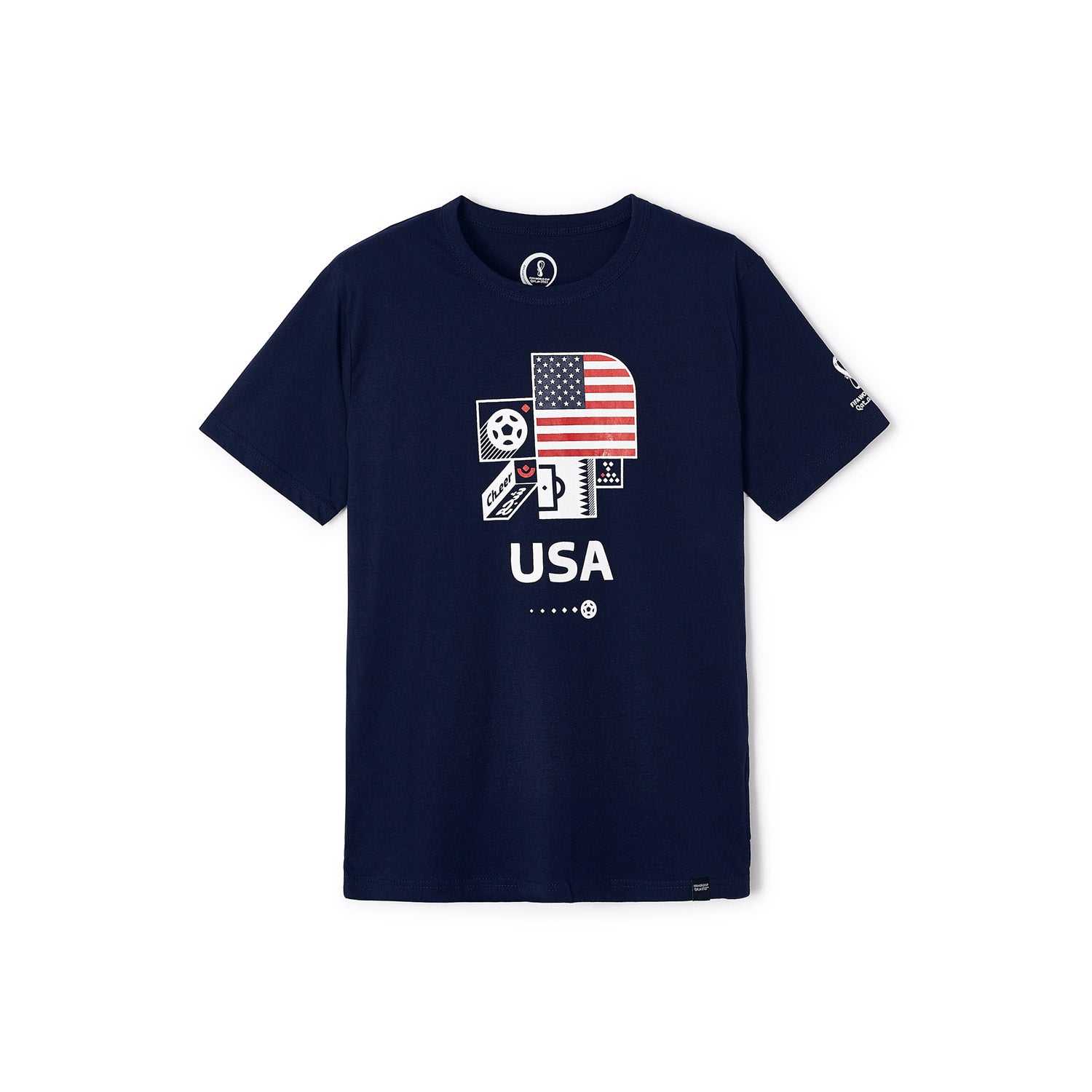 2022 World Cup USA Blue T-Shirt - Youth