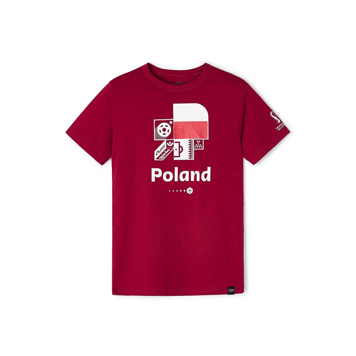 2022 World Cup Poland Red T-Shirt - Youth