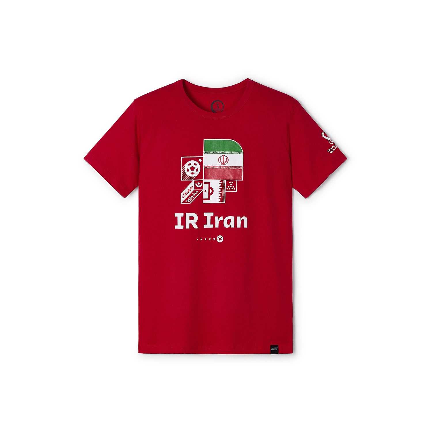 2022 World Cup Iran Red T-Shirt - Youth