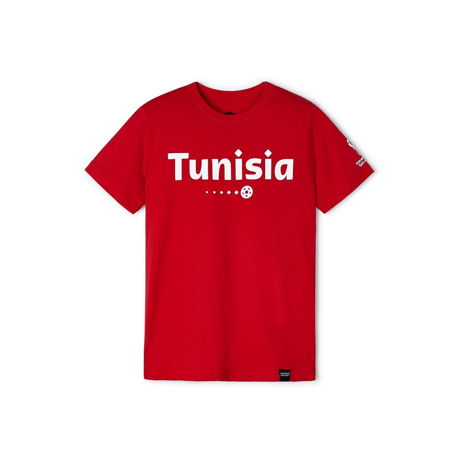 2022 World Cup Tunisia Red T-Shirt - Youth