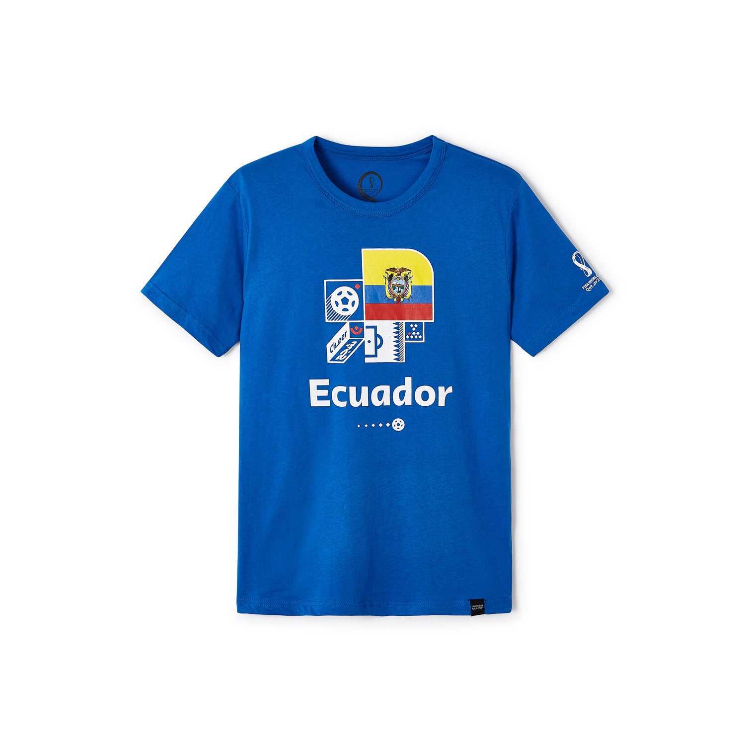 2022 World Cup Ecuador Blue T-Shirt - Youth