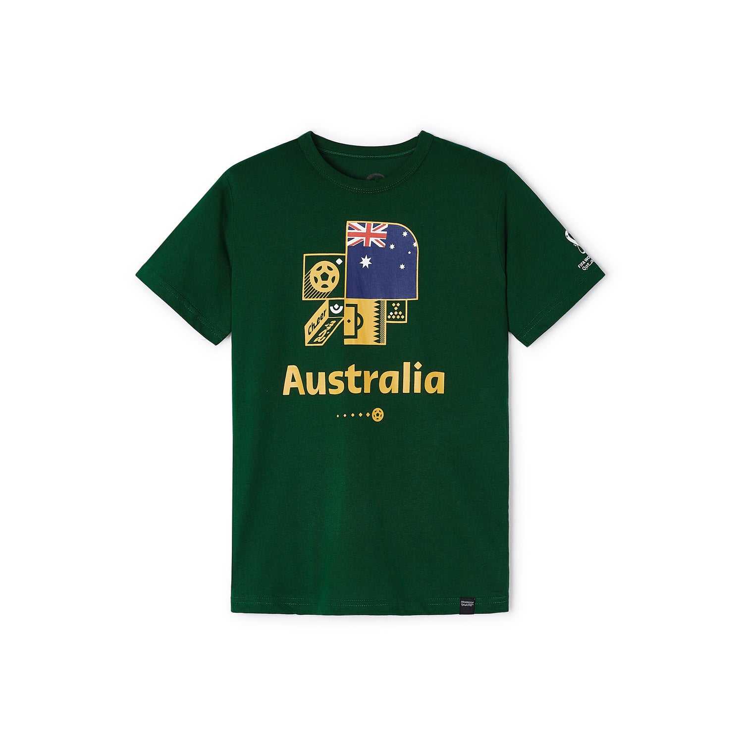 2022 World Cup Australia Green T-Shirt - Youth