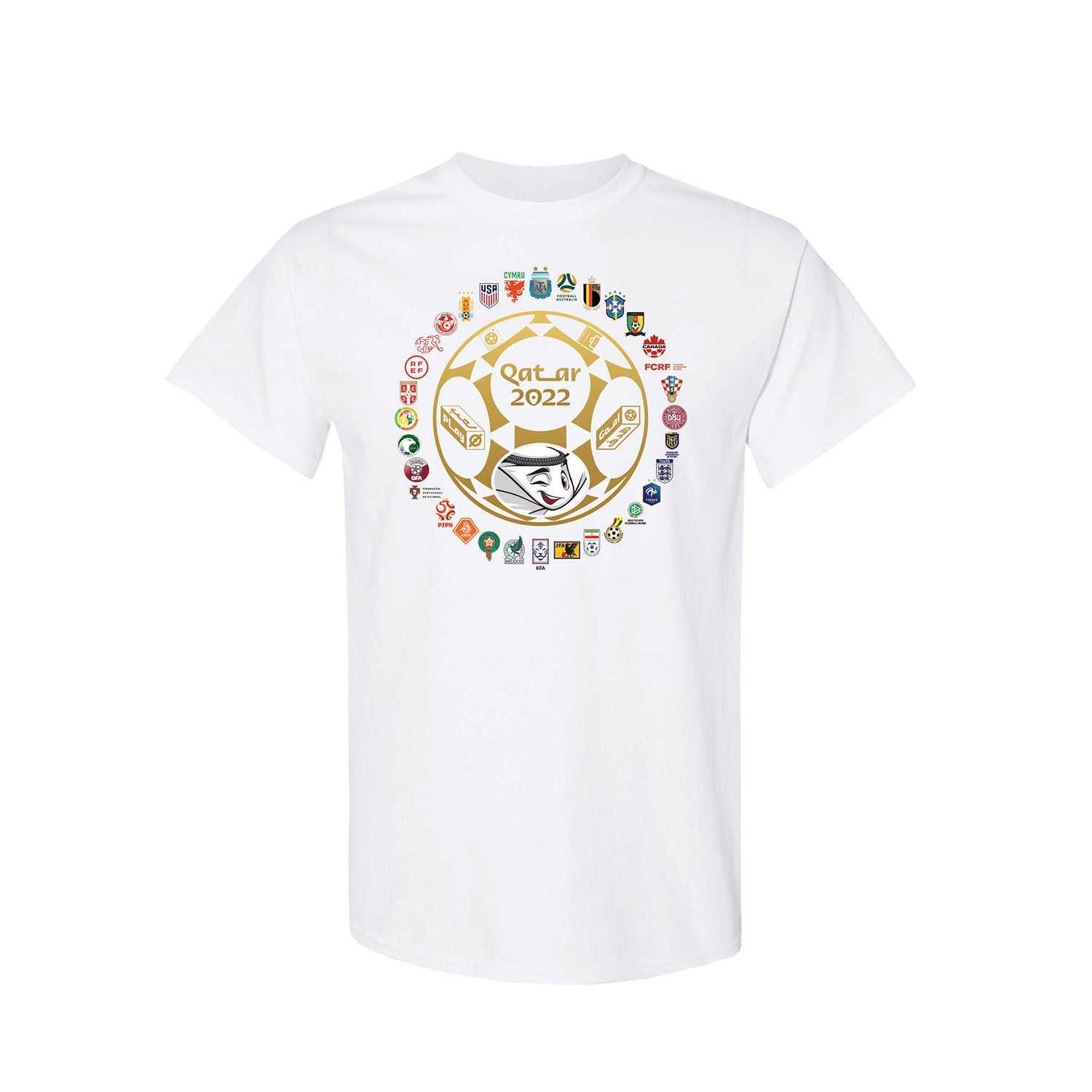 World Cup 2022 32 Federations Tee White - Womens