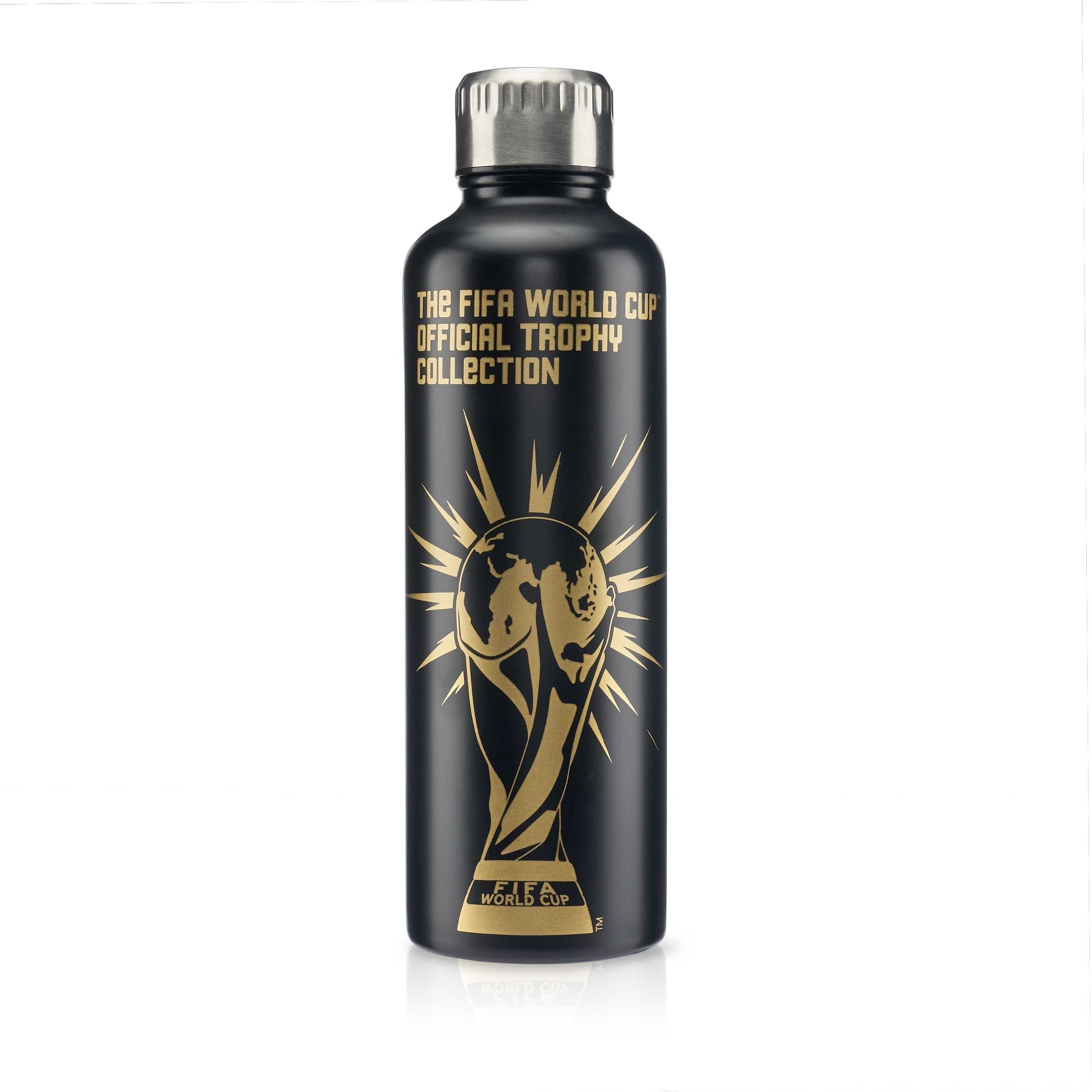 FIFA Metal Water Bottle Black And Gold