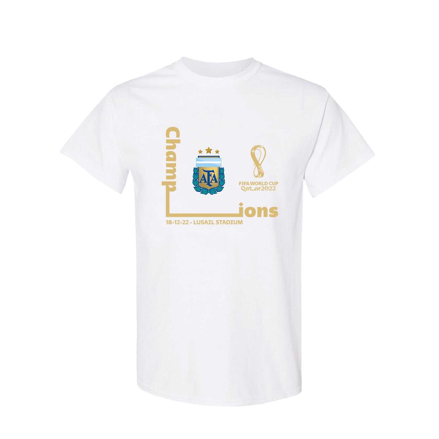 2022 World Cup Winners T-Shirt White - Mens
