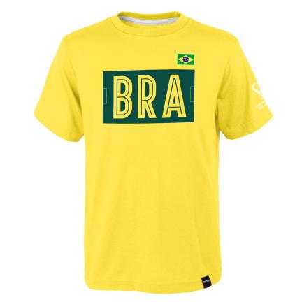 2022 World Cup Brazil Yellow Crewneck - Mens