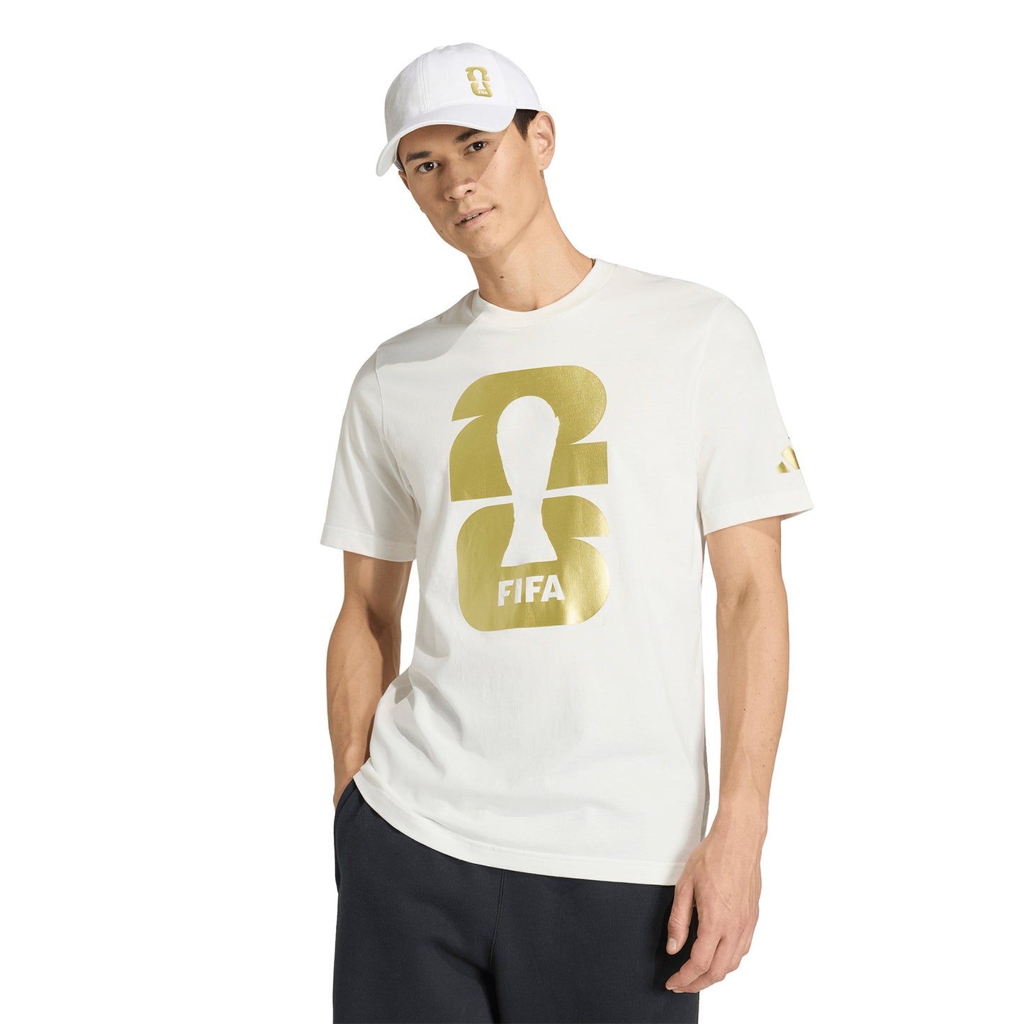 T-Shirt Coupe du Monde de la FIFA 2026™ Emblème Officiel Blanc - Hommes