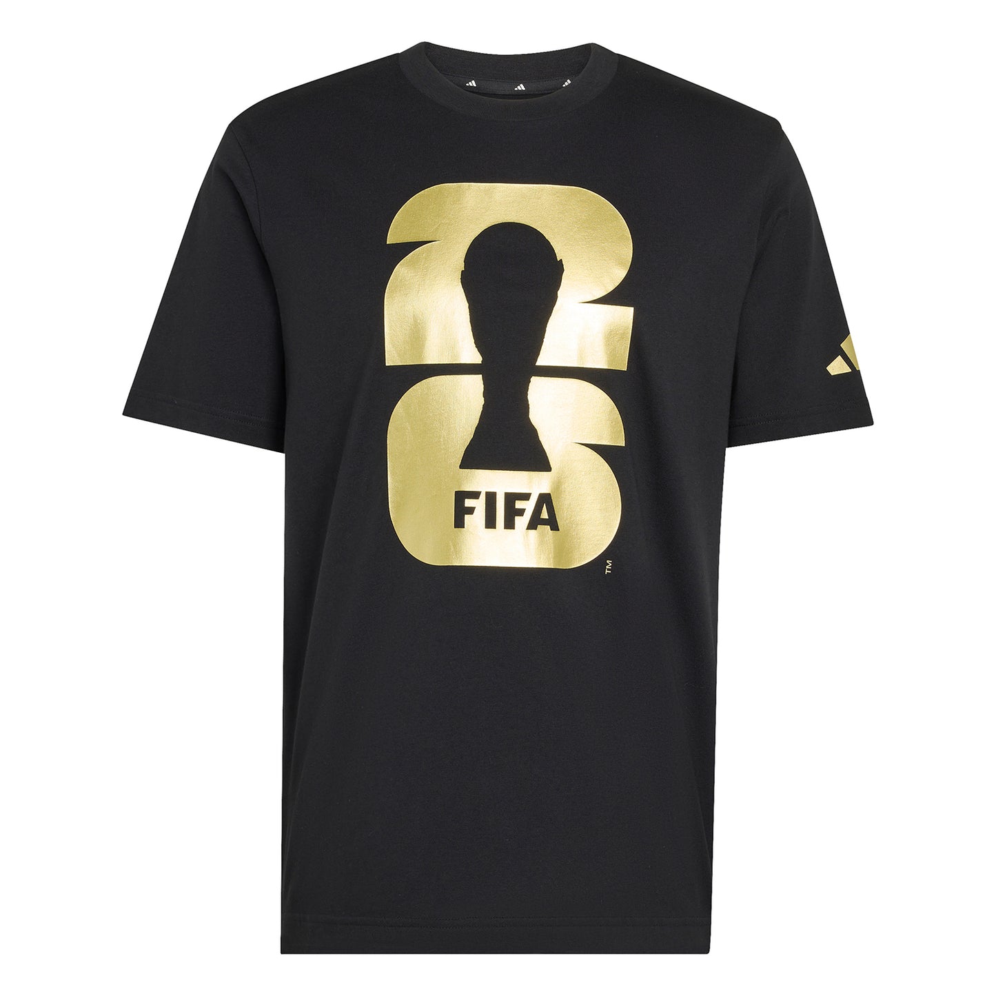 Camiseta Copa do Mundo FIFA 2026™ Emblema Oficial Preta - Masculino