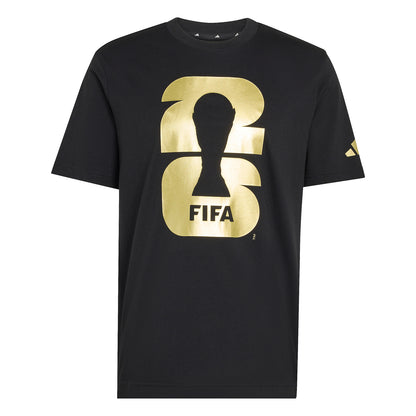 Camiseta Copa do Mundo FIFA 2026™ Emblema Oficial Preta - Masculino