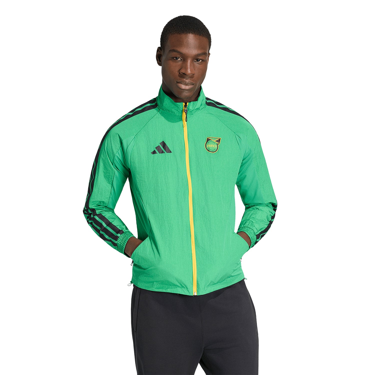 【カーキ】HIGH STREET∴BEL&CO綿麻ジャージジャケット Jamaica x Bob Marley Home Anthem Jacket - Men's – FIFA Official Store