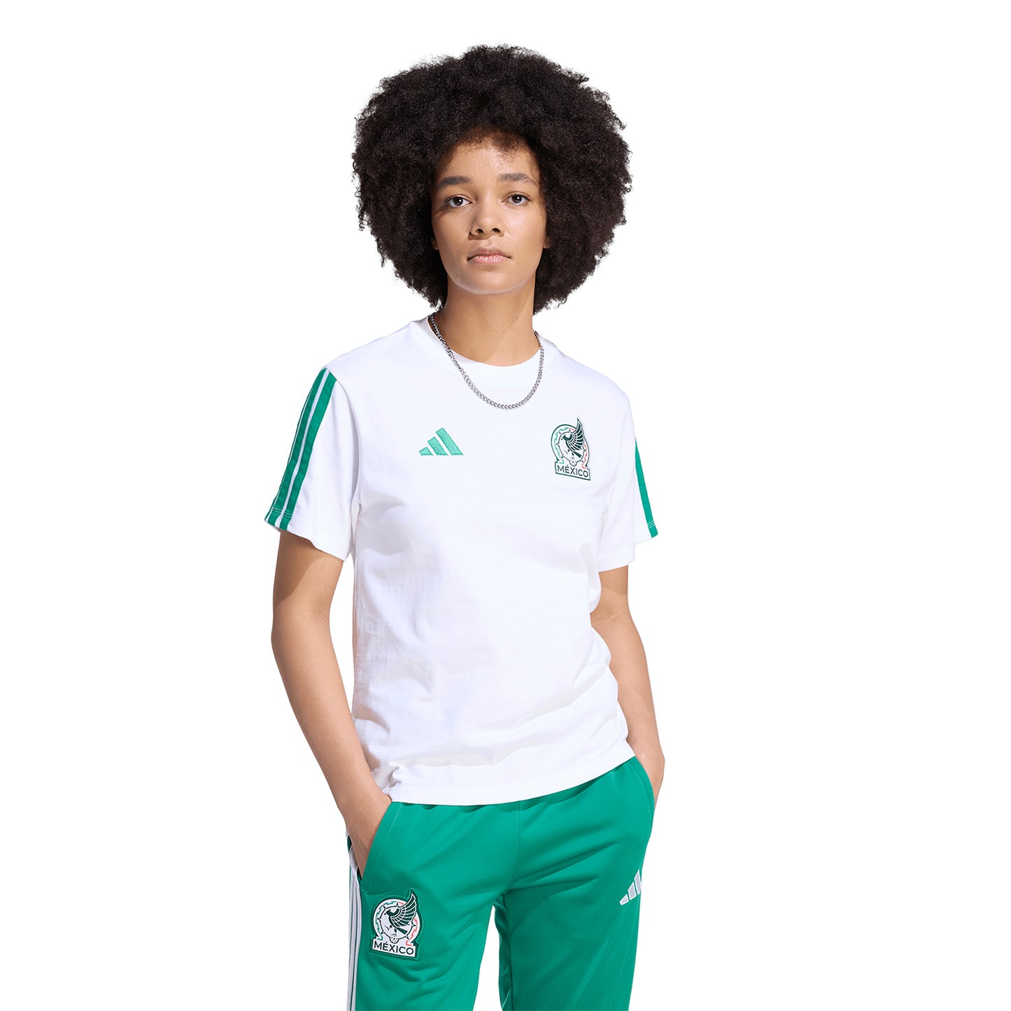 Camiseta México DNA Blanca - Mujer