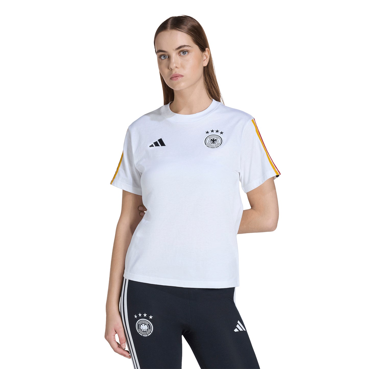 Deutschland DNA T-Shirt Weiß - Damen