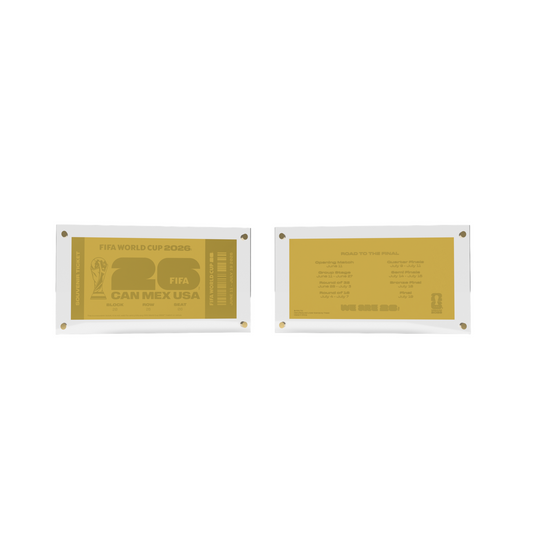 FIFA World Cup 2026™ Gold Metal Replica Ticket