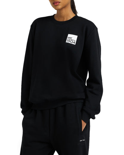 Sudadera FIFA 1904 Square Cuello Redondo Negra - Unisex