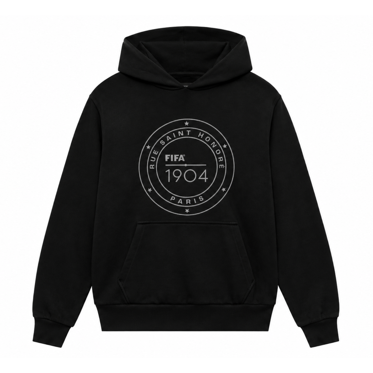 Sudadera con capucha Rue Saint Honoré negro obsidiana