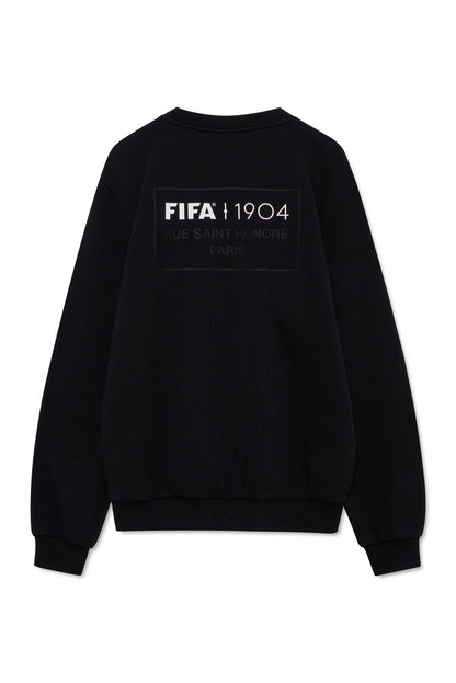 Sudadera FIFA 1904 Square Cuello Redondo Negra - Unisex