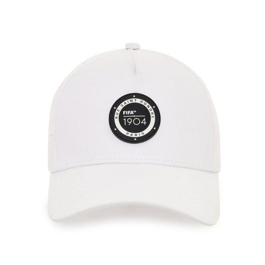 Gorra blanco ártico con escudo «FIFA 1904»