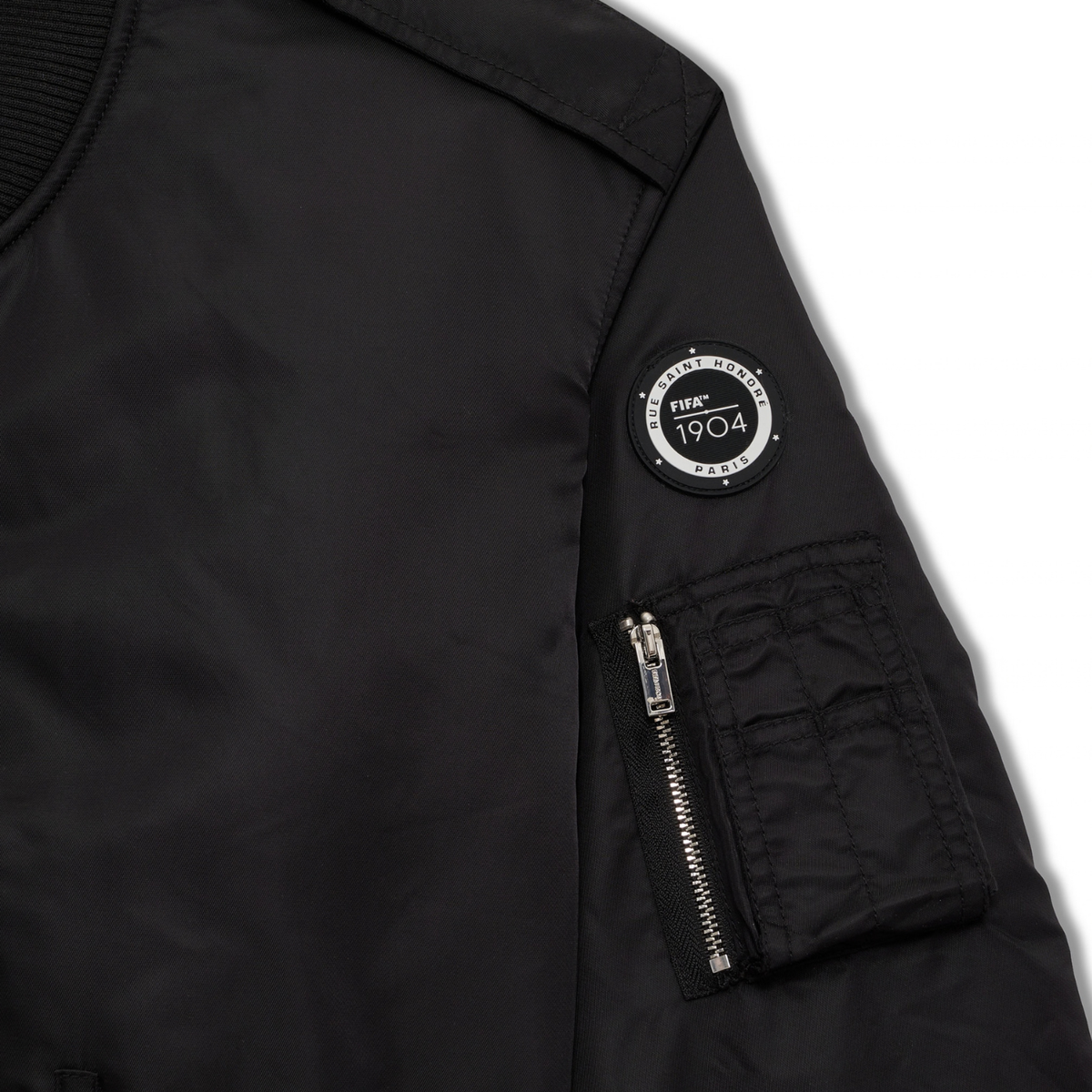 Chaqueta bómber FIFA 1904 Century negro obsidiana