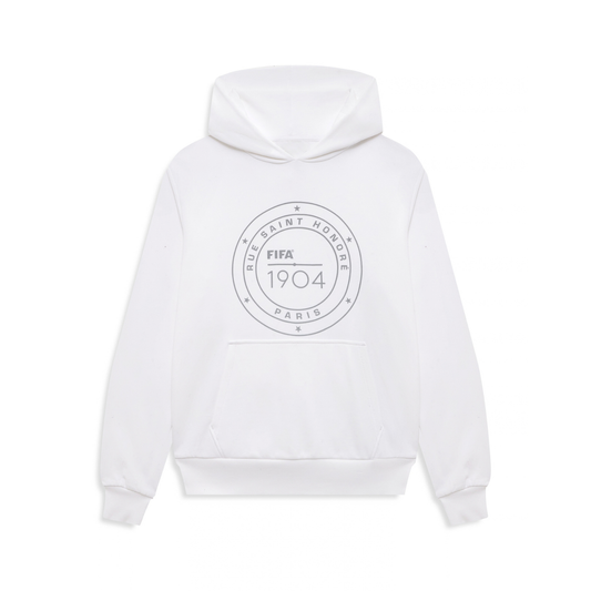 Sweat à capuche Rue Saint-Honoré - Blanc arctique