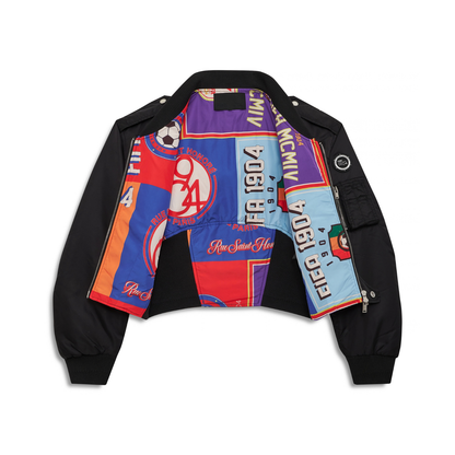Chaqueta bómber FIFA 1904 Century negro obsidiana