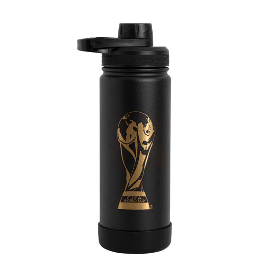 Wasserflasche mit Trophäe zur WM 2026