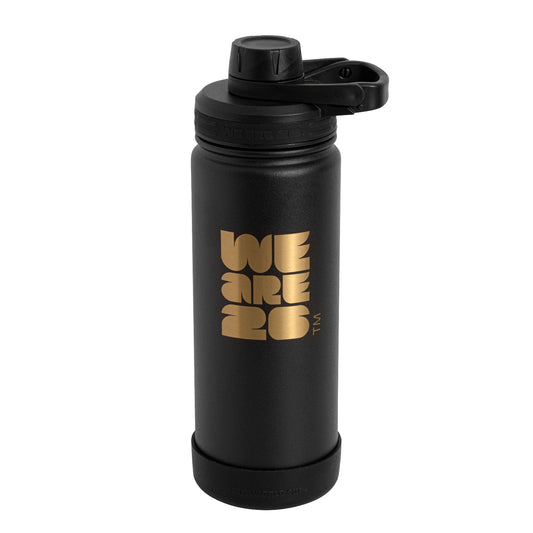 Wasserflasche mit Trophäe zur WM 2026