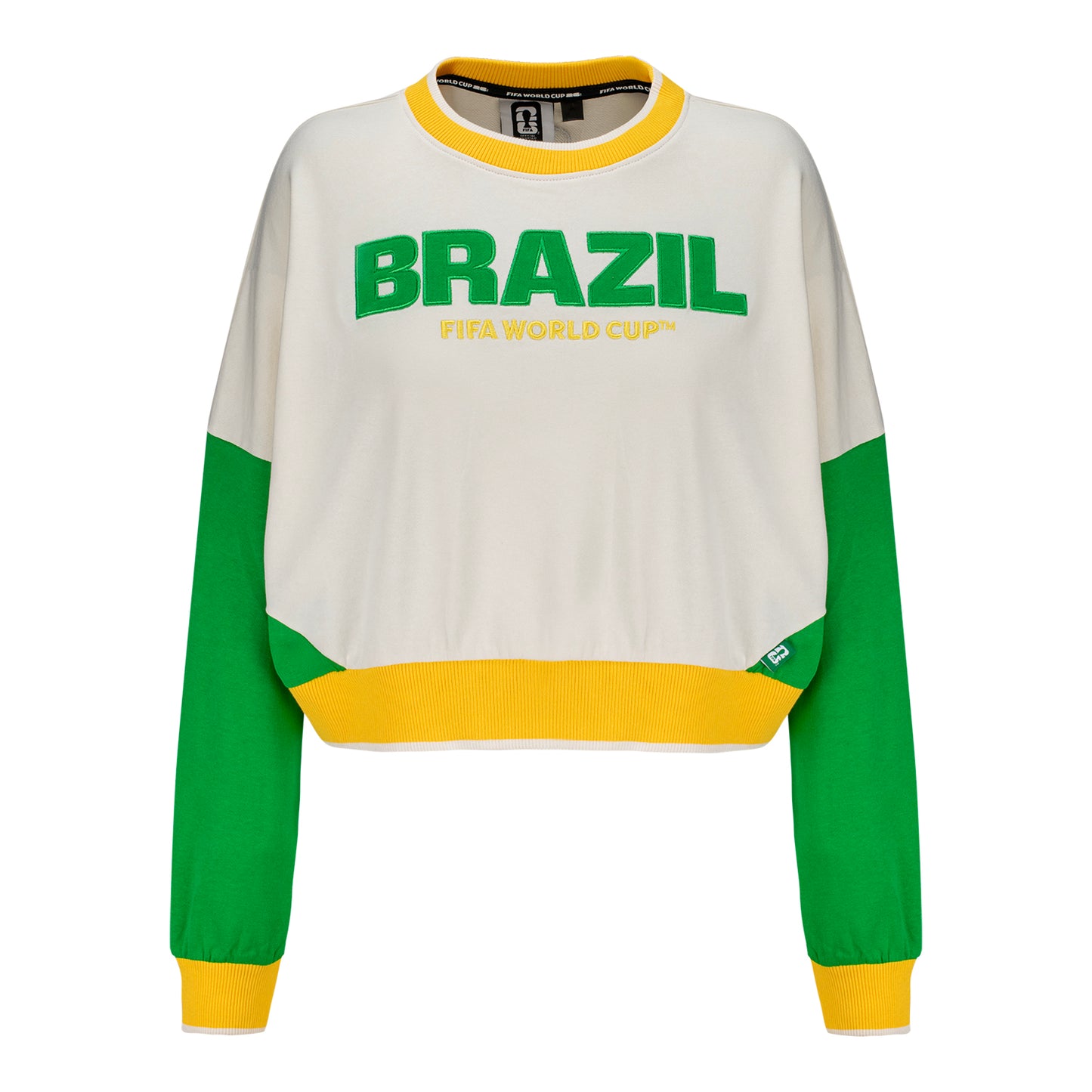 Moletom cropped Brasil da Copa do Mundo da FIFA 2026™ - Feminino
