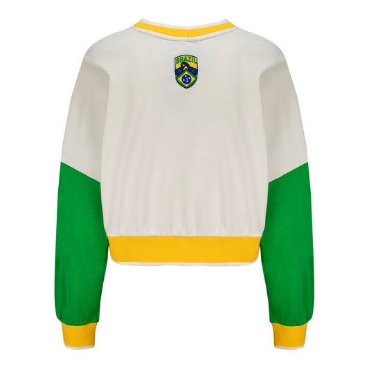 Felpa Crop Brasile Coppa del Mondo FIFA 2026™ - Donna