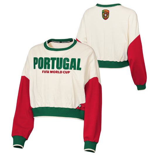 Moletom cropped Portugal da Copa do Mundo da FIFA 2026™ - Feminino