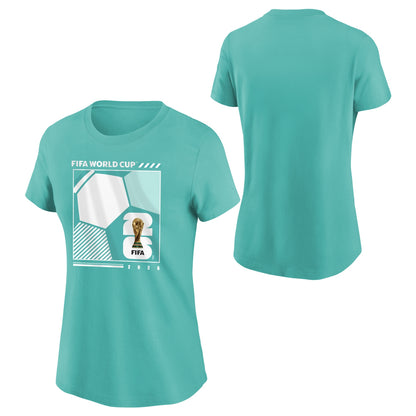 Grafik-T-Shirt zur WM 2026 – Damen