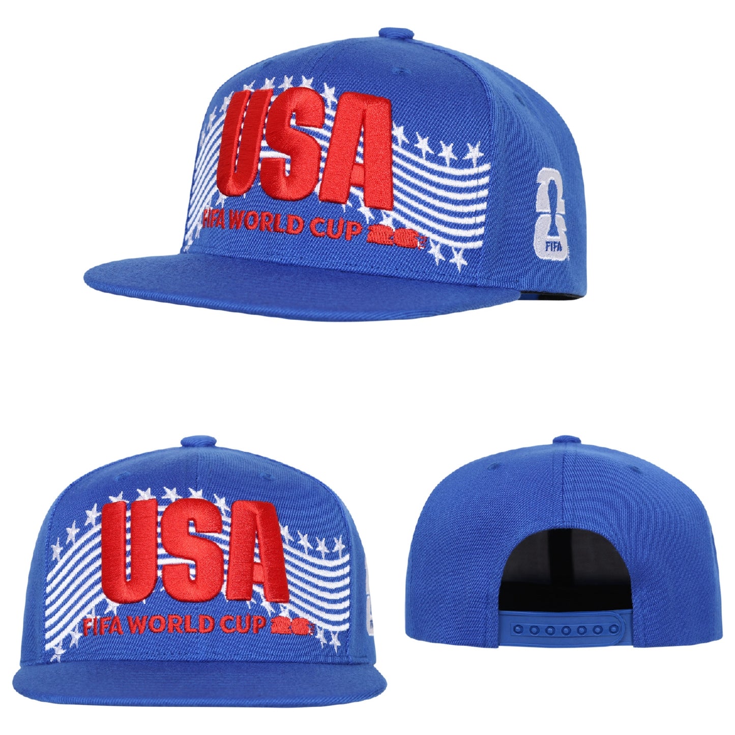 FIFA World Cup 2026™ USA Flatbrim Blue Cap