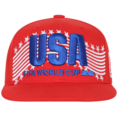 FIFA World Cup 2026™ USA Flatbrim Red Cap