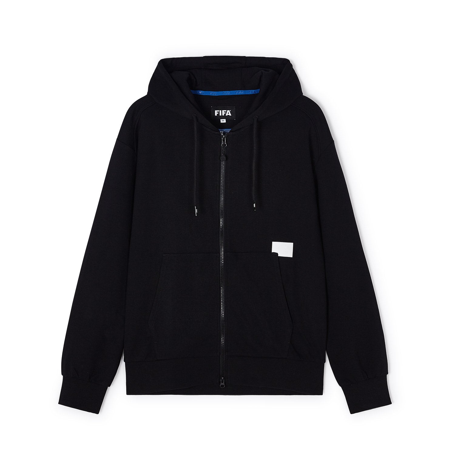 FIFA Essentials Logo Black Zip Hoodie - Men's