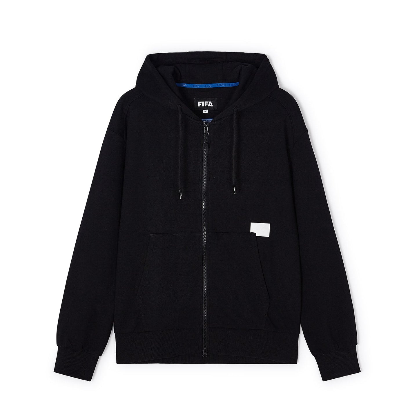 FIFA Essentials Logo Black Zip Hoodie - Men's