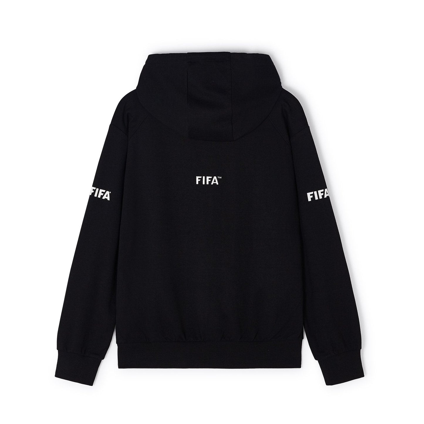 FIFA Essentials Logo Black Zip Hoodie - Men's