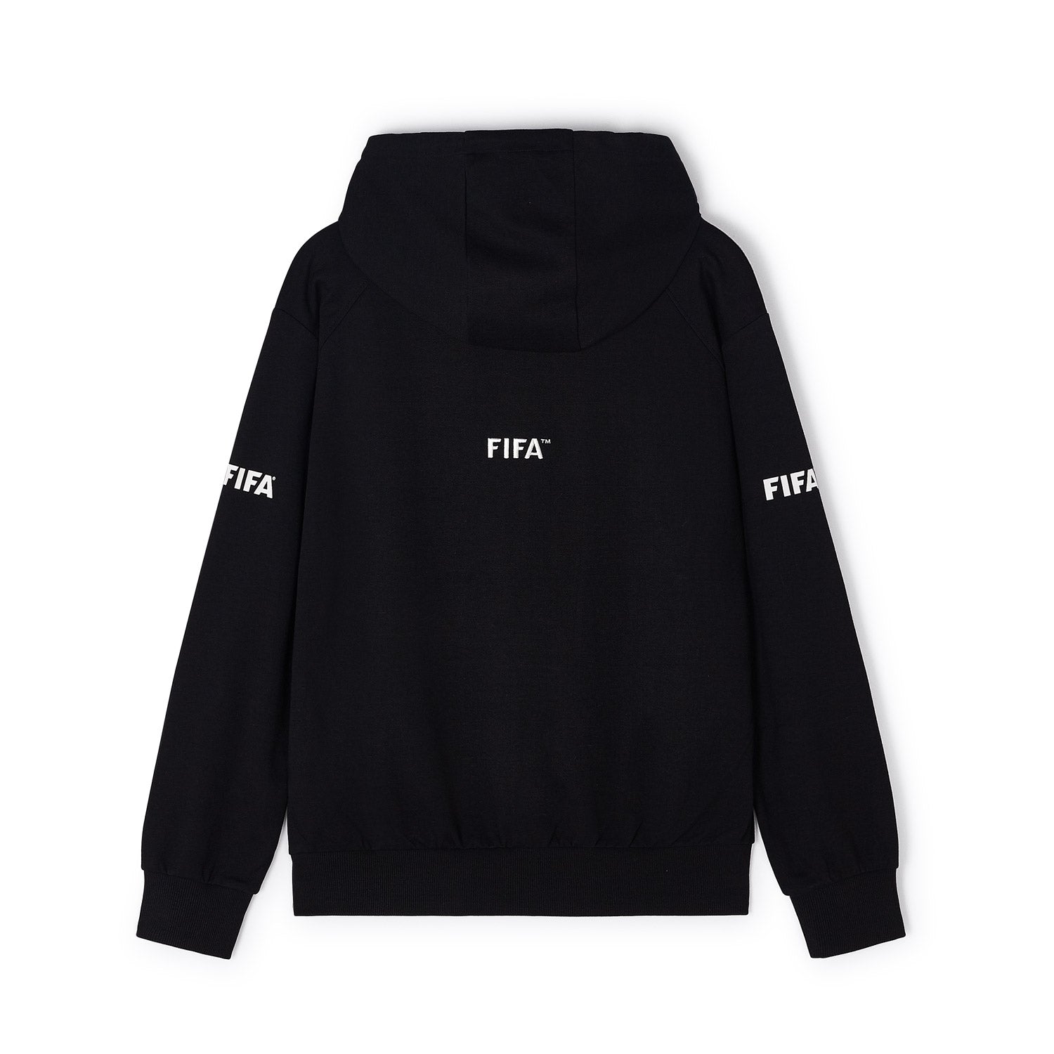 FIFA Essentials Logo Black Zip Hoodie - Men's