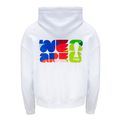 Felpa con Cappuccio Bianca fantasia Coppa del Mondo FIFA 2026™ - Unisex