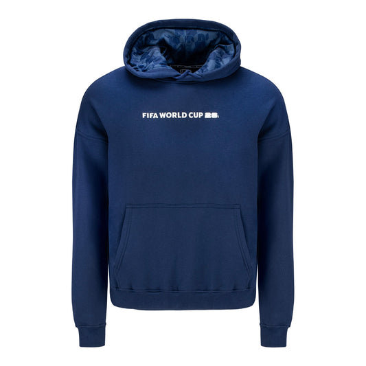 Sweat à Capuche Bleu Marine Lettrage en Arc de Cercle Coupe du Monde de la FIFA 2026™ – Unisexe