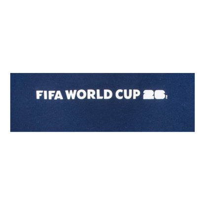 Moletom com Capuz Azul-Marinho Estampa em Relevo da Copa do Mundo da FIFA 2026™ - Unissex