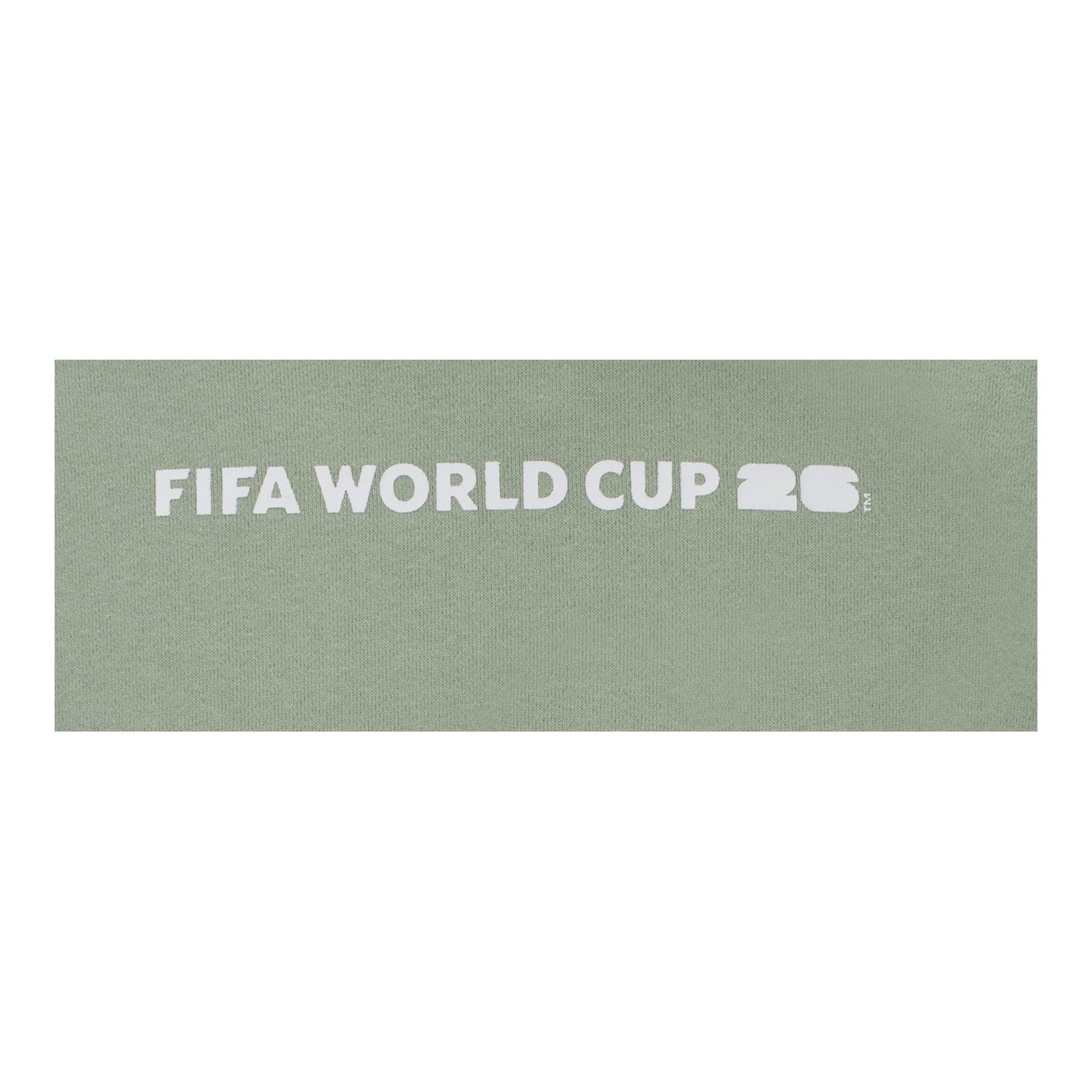 Sweat à Capuche Vert Sauge Lettrage en Arc de Cercle Coupe du Monde de la FIFA 2026™ – Unisexe