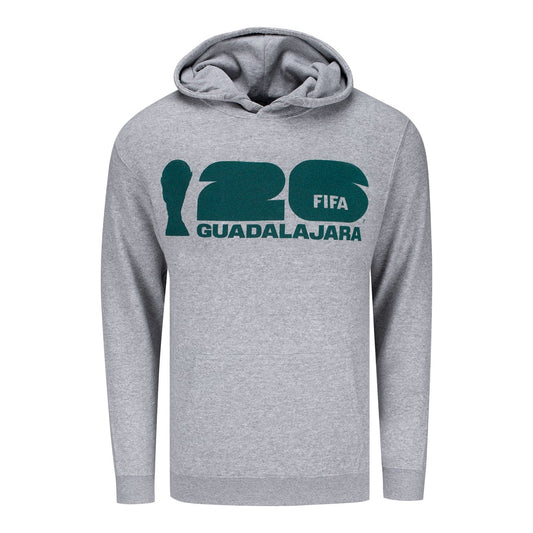 Sweat à Capuche Gris Guadalajara Coupe du Monde de la FIFA 2026™ – Unisexe