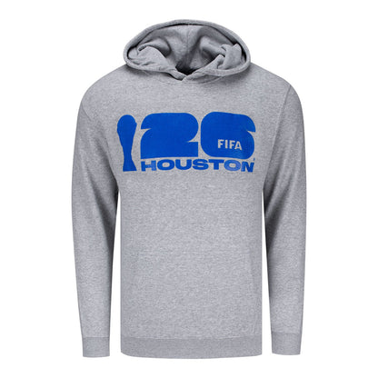 Houston-Hoodie zur WM 2026 (grau) – Unisex