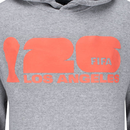 Moletom com Capuz Cinza da Copa do Mundo da FIFA 2026™ Los Angeles - Unissex