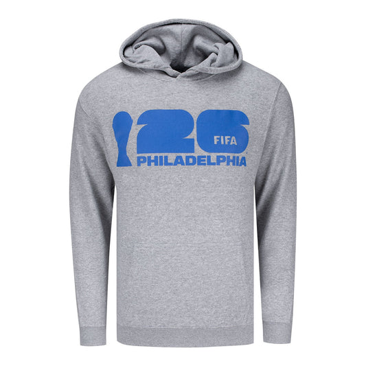 كنزة بقلنسوة Philadelphia رمادية لبطولة كأس العالم FIFA 2026™ - للجنسين