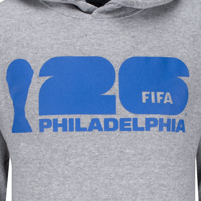 Sweat à Capuche Gris Philadelphie Coupe du Monde de la FIFA 2026™ – Unisexe